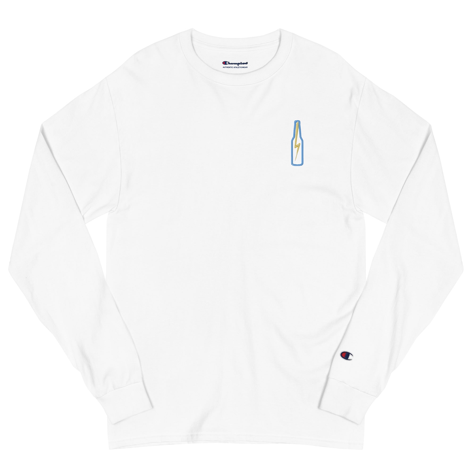 Champion long sleeve white best sale